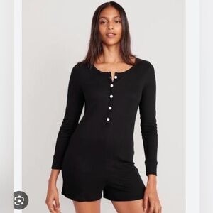 Old Navy Ultra Lite Rib Knit Henley Pajama